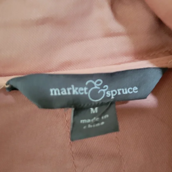 Market & Spruce Pink Utility Jacket - Picture 5 of 8